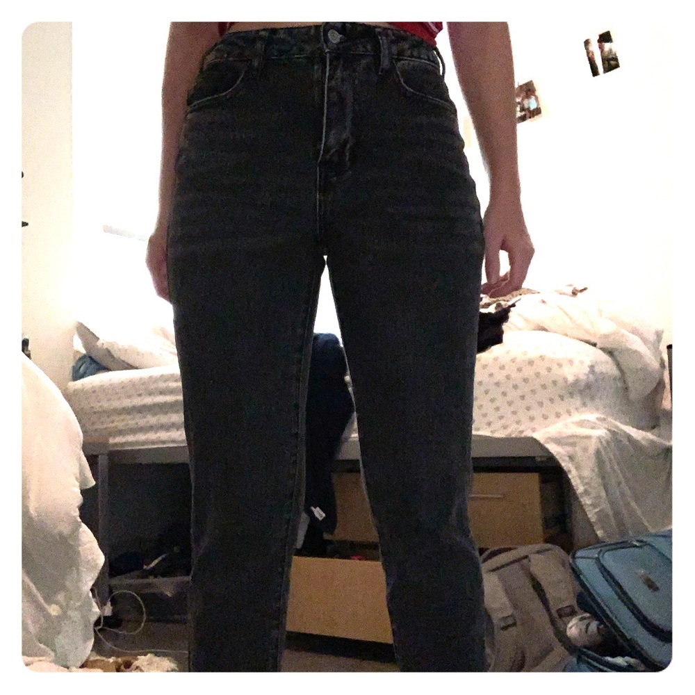 Pacsun mom jeans black